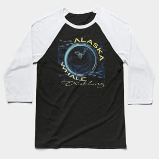 Alaska Whale Watching Baseball T-Shirt